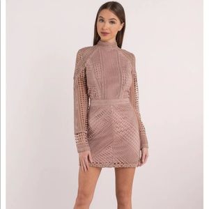 Tobi Rose Lace Bodycon Dress